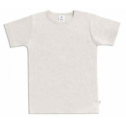 Leela Cotton - Bio Kinder T-Shirt, beige melange