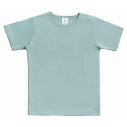 Leela Cotton - Bio Kinder T-Shirt, taubenblau