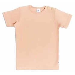 Leela Cotton - Bio Kinder T-Shirt, cafe crema